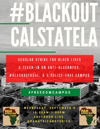 BlackoutCalStateLA Strike